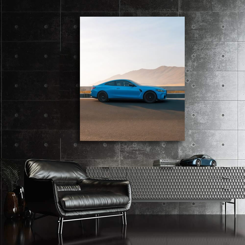 BMW M4 CS in Solid Riviera Blue - Sporty Elegance Unleashed