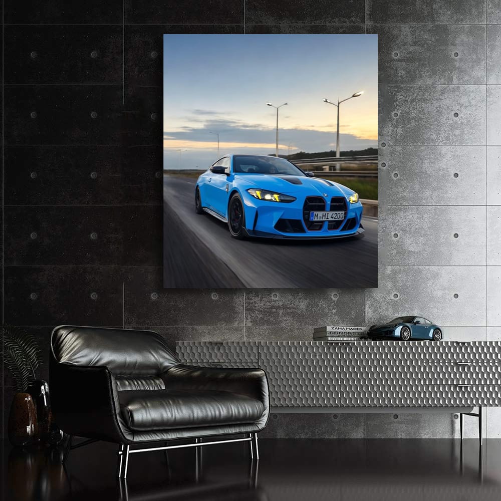 BMW M4 CS Solid Riviera Blue - Sporty Elegance on Wheels