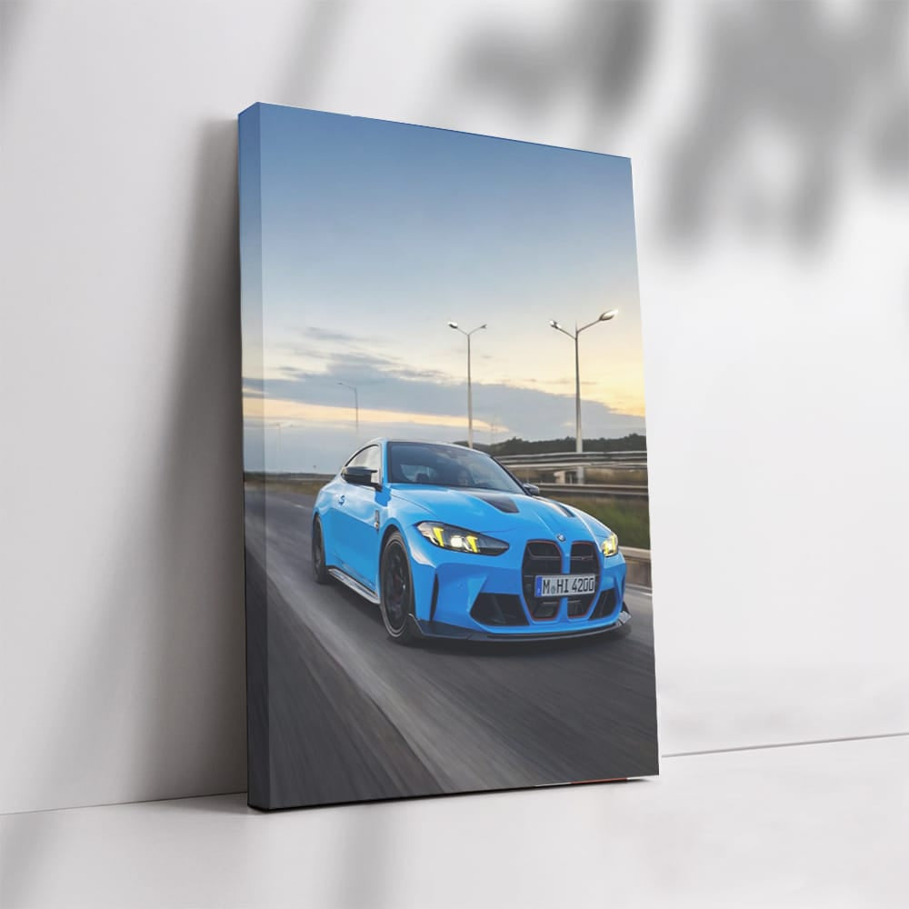 BMW M4 CS Solid Riviera Blue - Sporty Elegance on Wheels