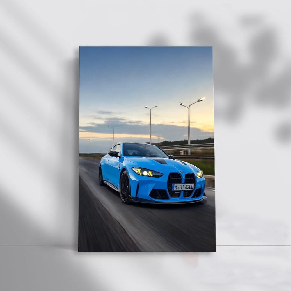 BMW M4 CS Solid Riviera Blue - Sporty Elegance on Wheels