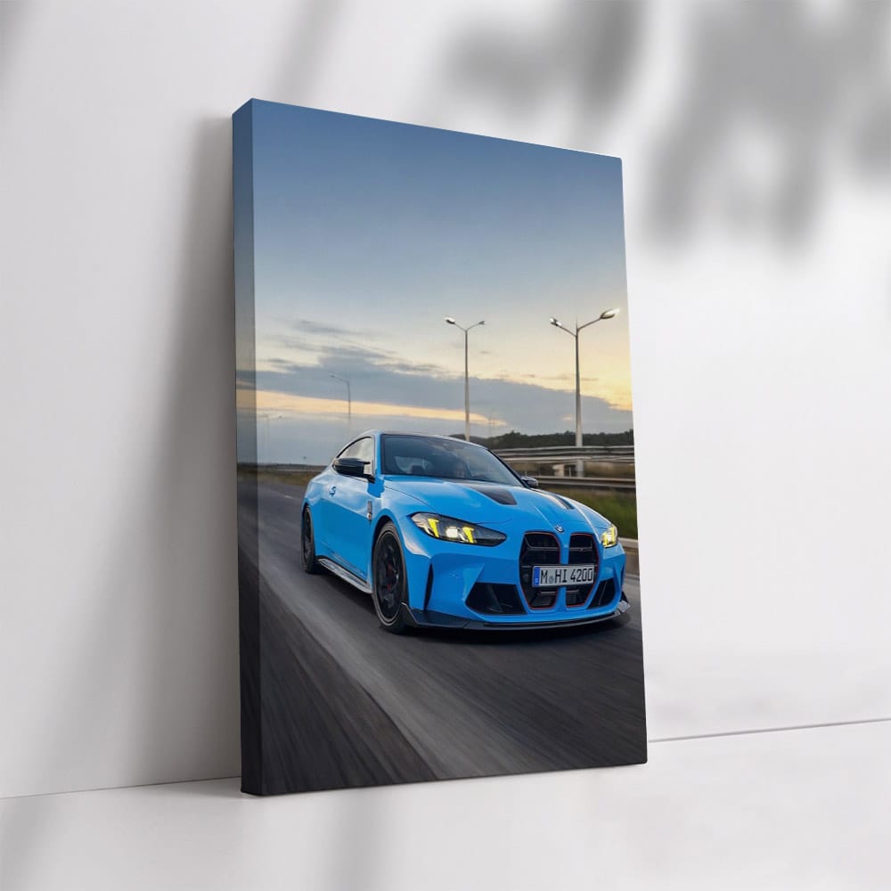 BMW M4 CS in Riviera Blue: Bold and Sporty Icon