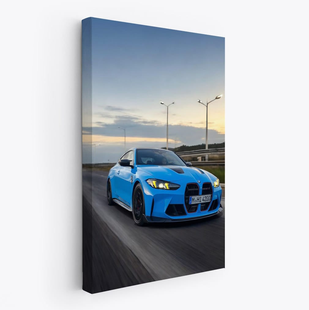 BMW M4 CS in Riviera Blue: Bold and Sporty Icon