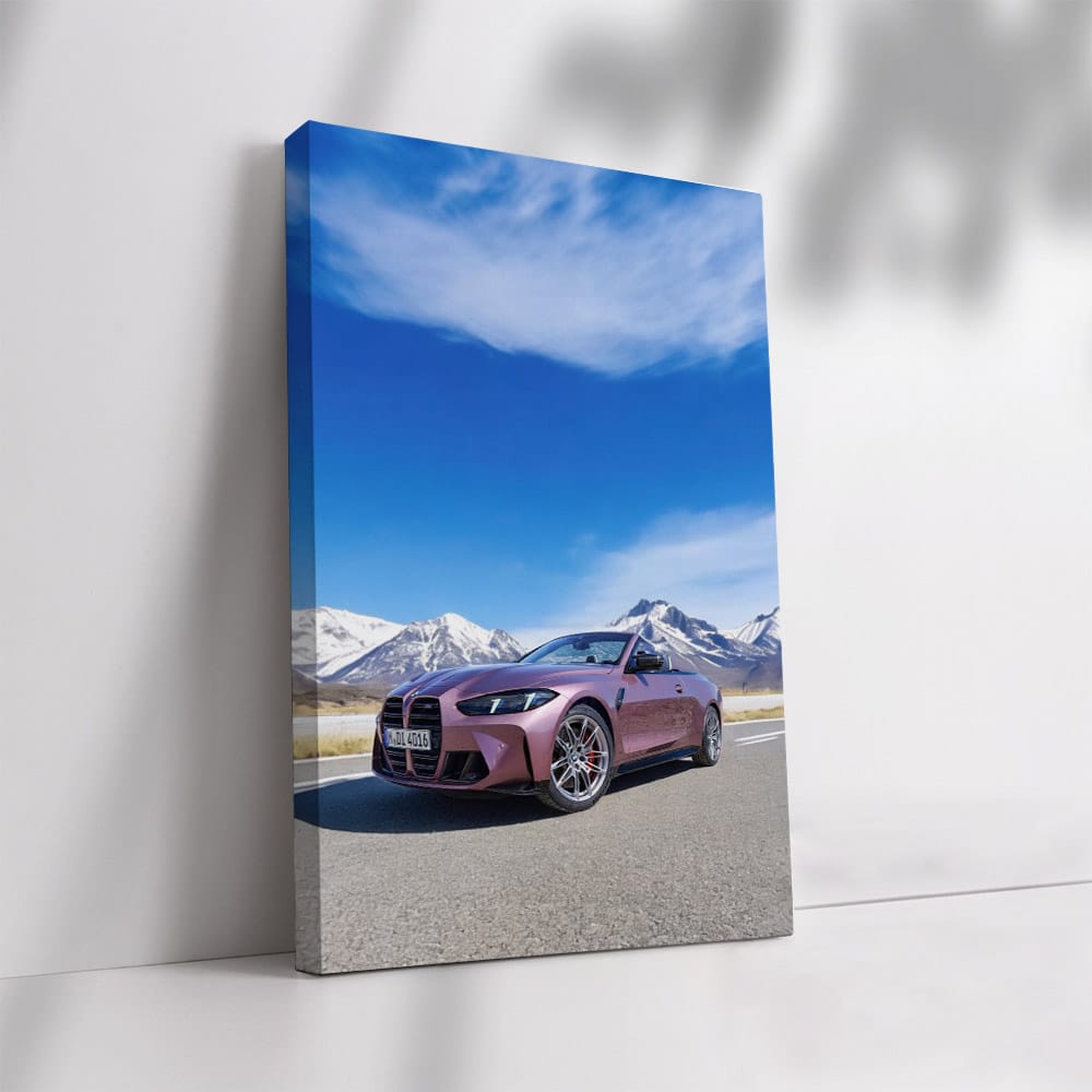 BMW M4 Competition Convertible in Velvet Orchid Metallic - Elegance in Motion