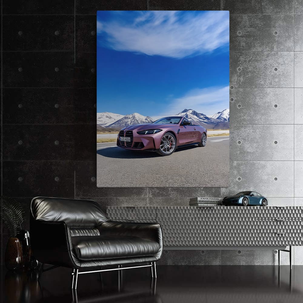 BMW M4 Competition Convertible in Velvet Orchid Metallic - Elegance in Motion
