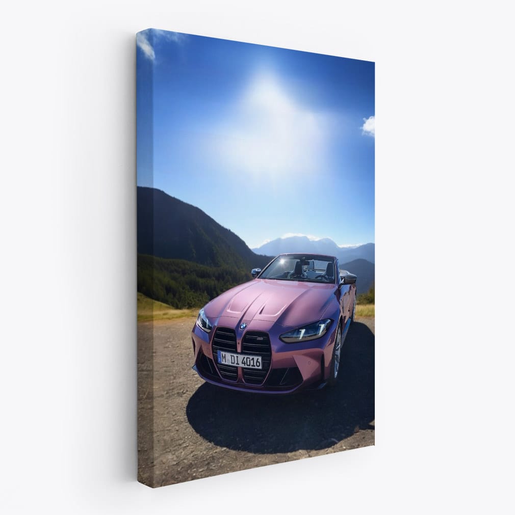 BMW M4 Competition Convertible in Velvet Orchid Metallic: Elegance Unleashed