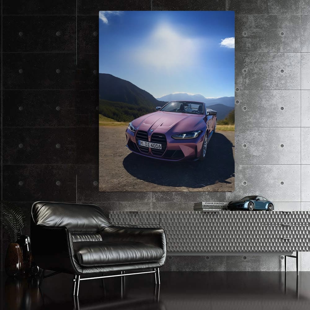 BMW M4 Competition Convertible in Velvet Orchid Metallic: Elegance Unleashed