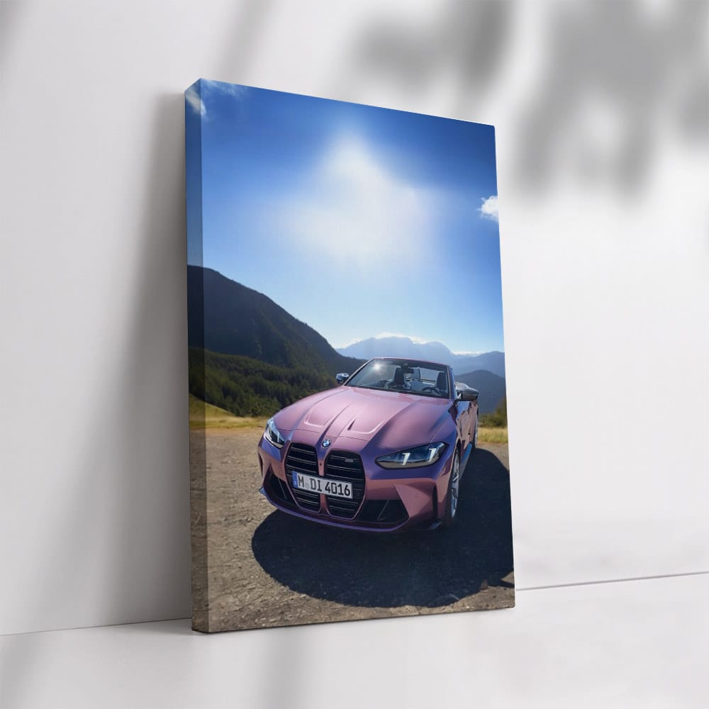 BMW M4 Competition Convertible in Velvet Orchid Metallic: Elegance Unleashed
