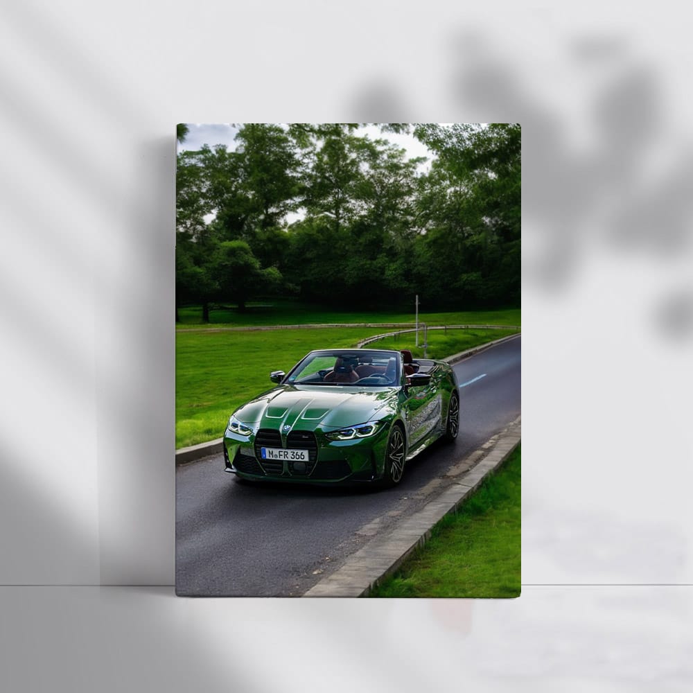 BMW M4 Competition Convertible in Green with M xDrive - Thrill Unleashed