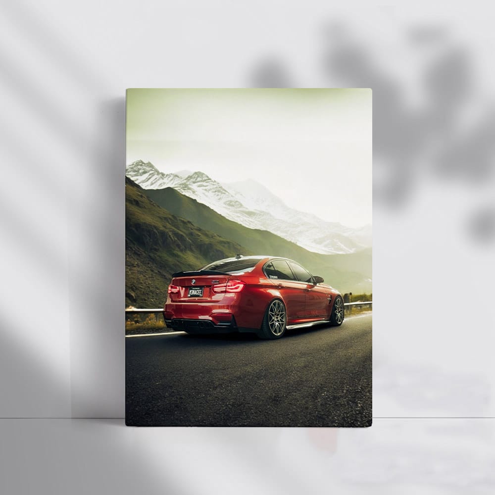 BMW M4 Competition with M xDrive Red - Power and Precision