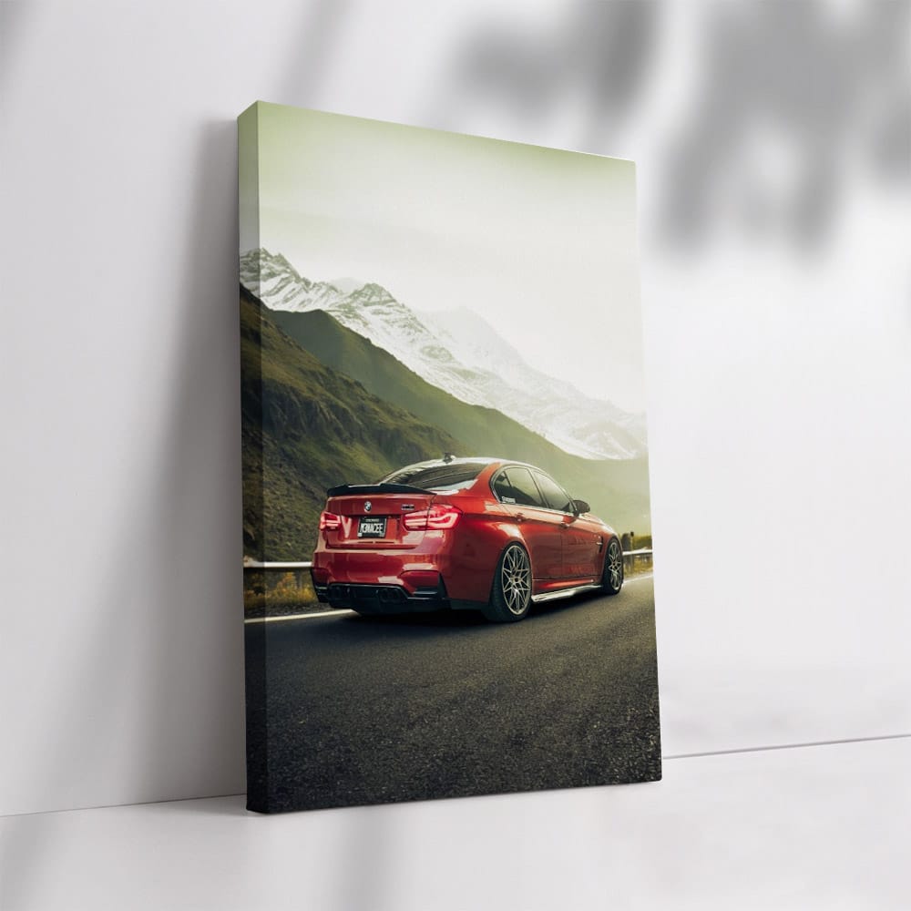 BMW M4 Competition with M xDrive Red - Power and Precision