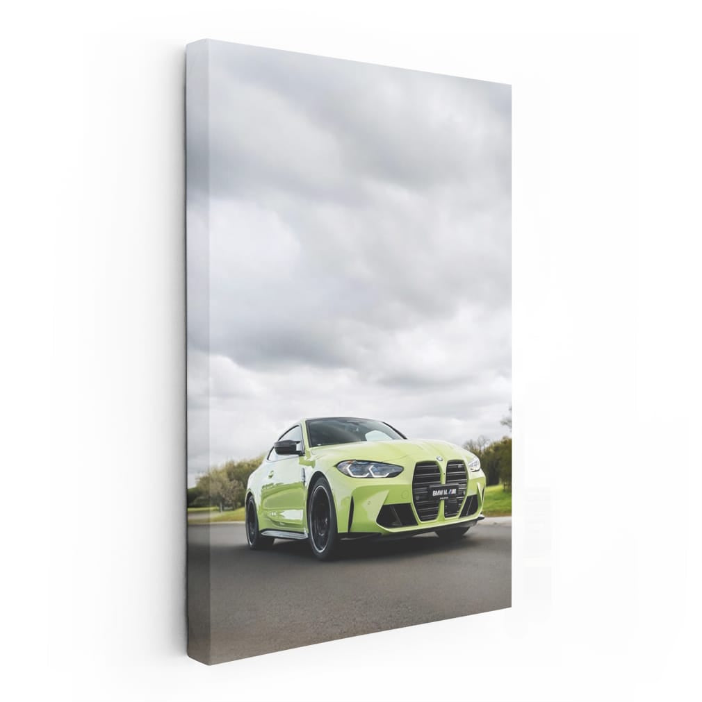 BMW M4 Coupe G82 in Lime - Dark Day Thrill Seeker