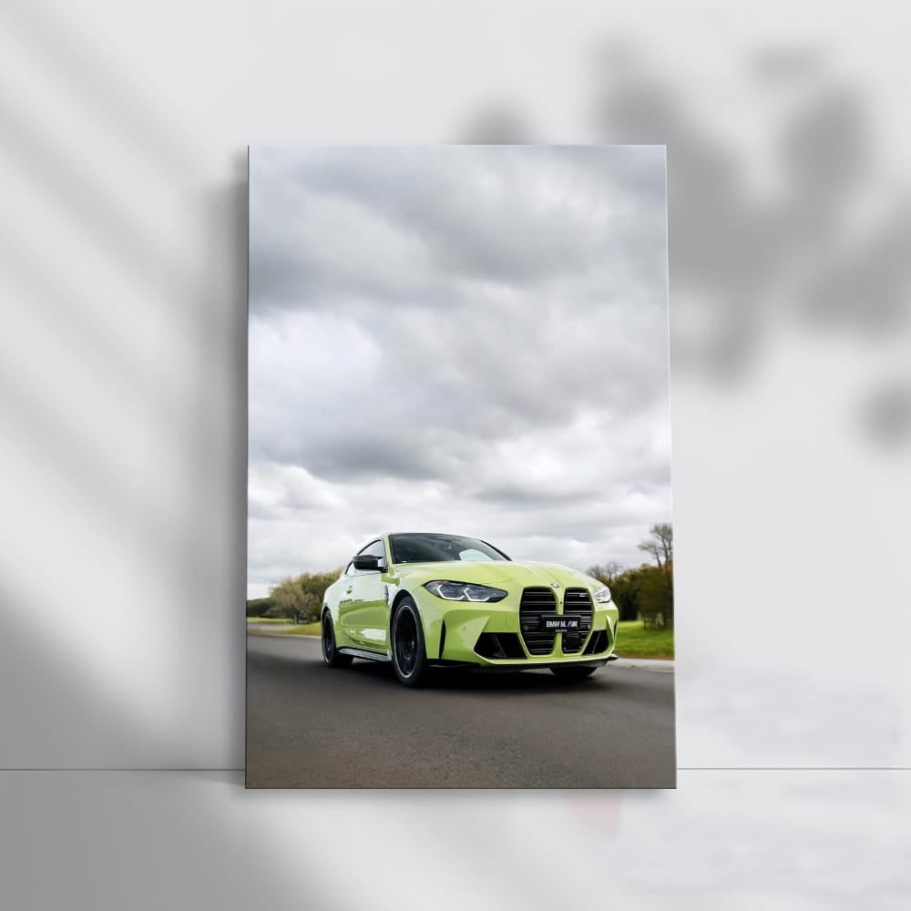 BMW M4 Coupe G82 in Lime - Dark Day Thrill Seeker