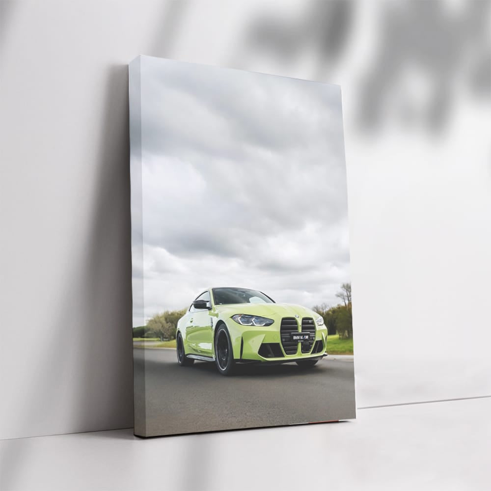 BMW M4 Coupe G82 in Lime - Dark Day Thrill Seeker