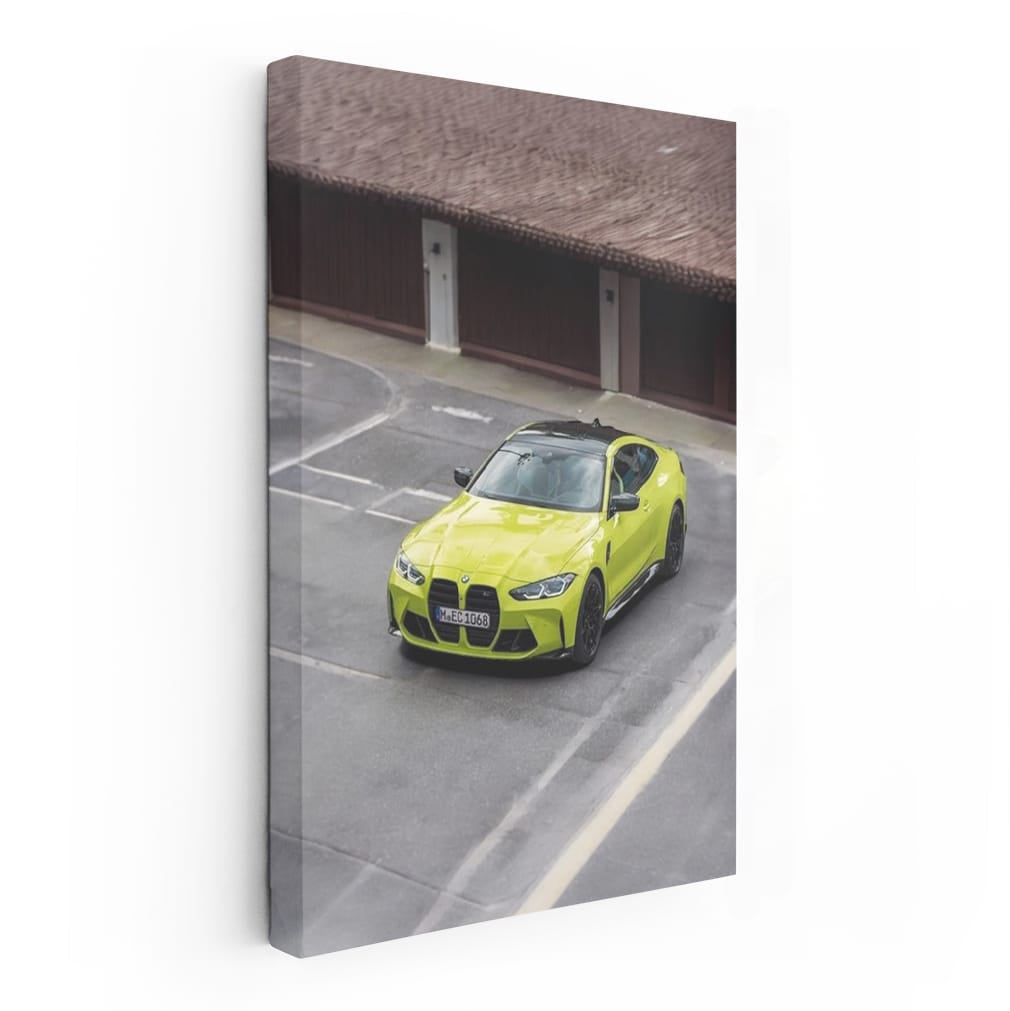BMW M4 G82 Coupe in Lime Green - Sporty Elegance on Display