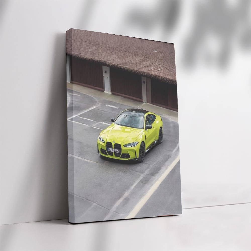 BMW M4 G82 Coupe in Lime Green - Sporty Elegance on Display