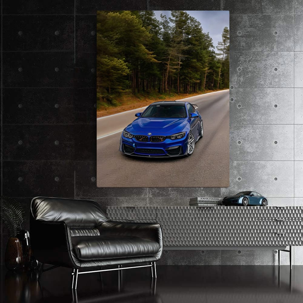 Dynamic Blue BMW M4 F82 - Elegance Meets Performance