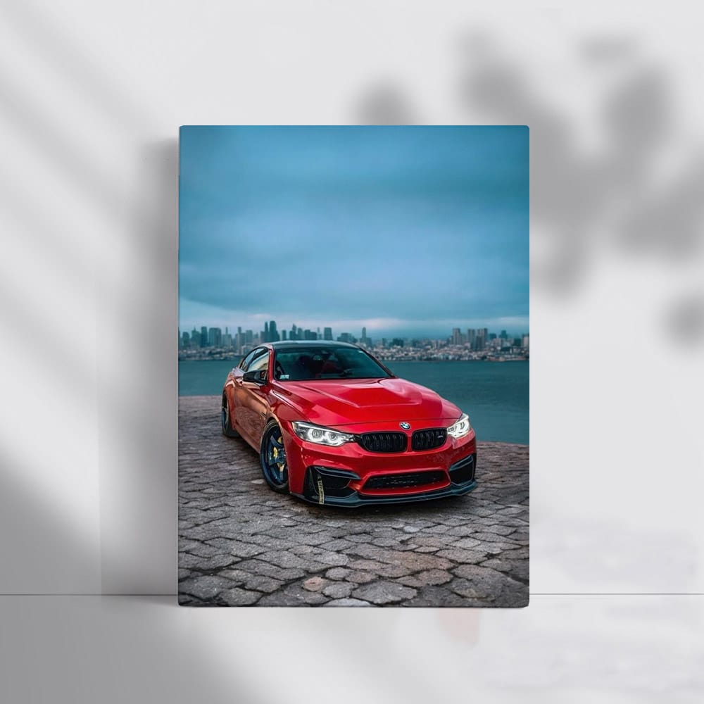 Red BMW M4 F82 - Sleek Power and Precision