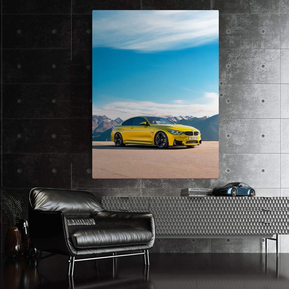 Vibrant Yellow BMW M4 - Power and Precision on Wheels