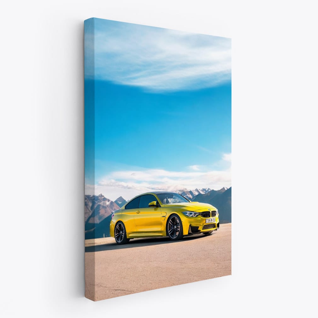 Vibrant Yellow BMW M4 - Power and Precision on Wheels