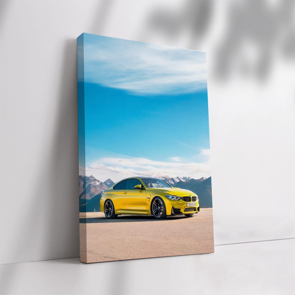 Vibrant Yellow BMW M4 - Power and Precision on Wheels