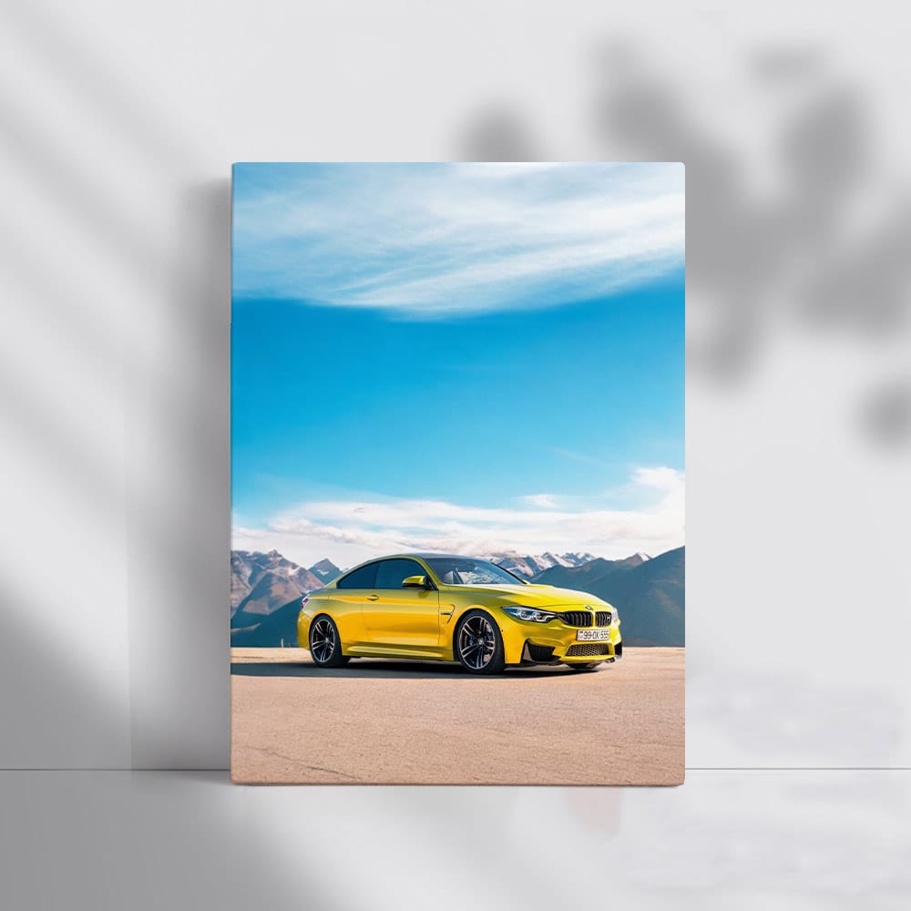 Vibrant Yellow BMW M4 - Power and Precision on Wheels