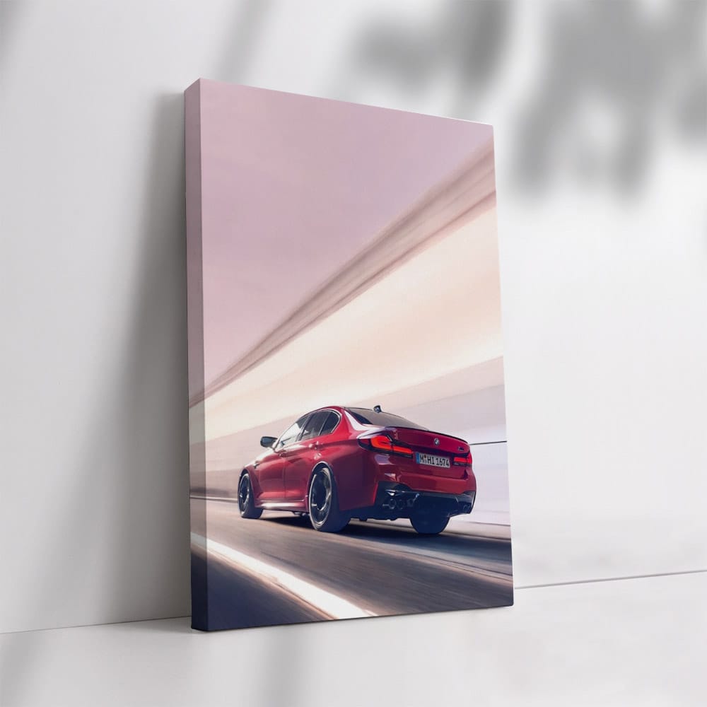 BMW M5 Competition in Red - High-Performance Precision