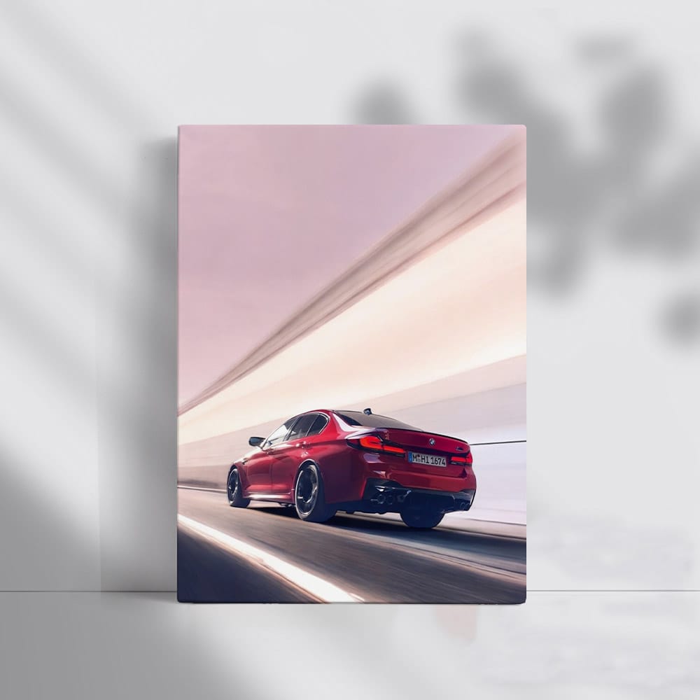 BMW M5 Competition in Red - High-Performance Precision