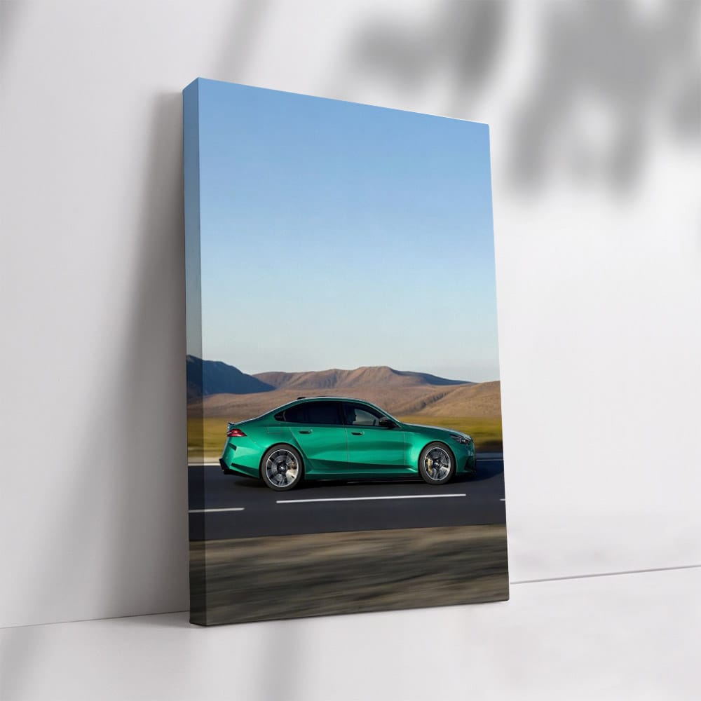 BMW M5 Sedan in Motion - Performance and Elegance