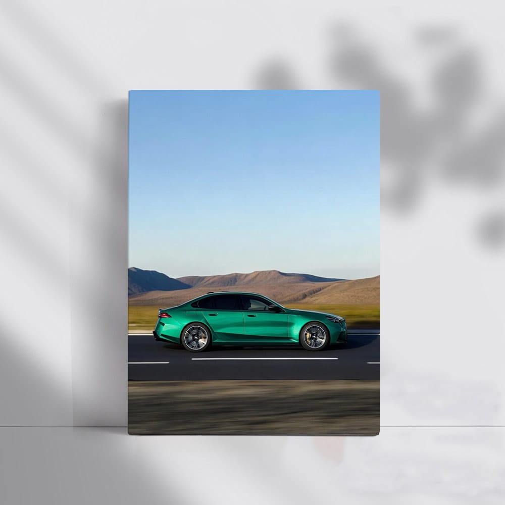 BMW M5 Sedan in Motion - Performance and Elegance