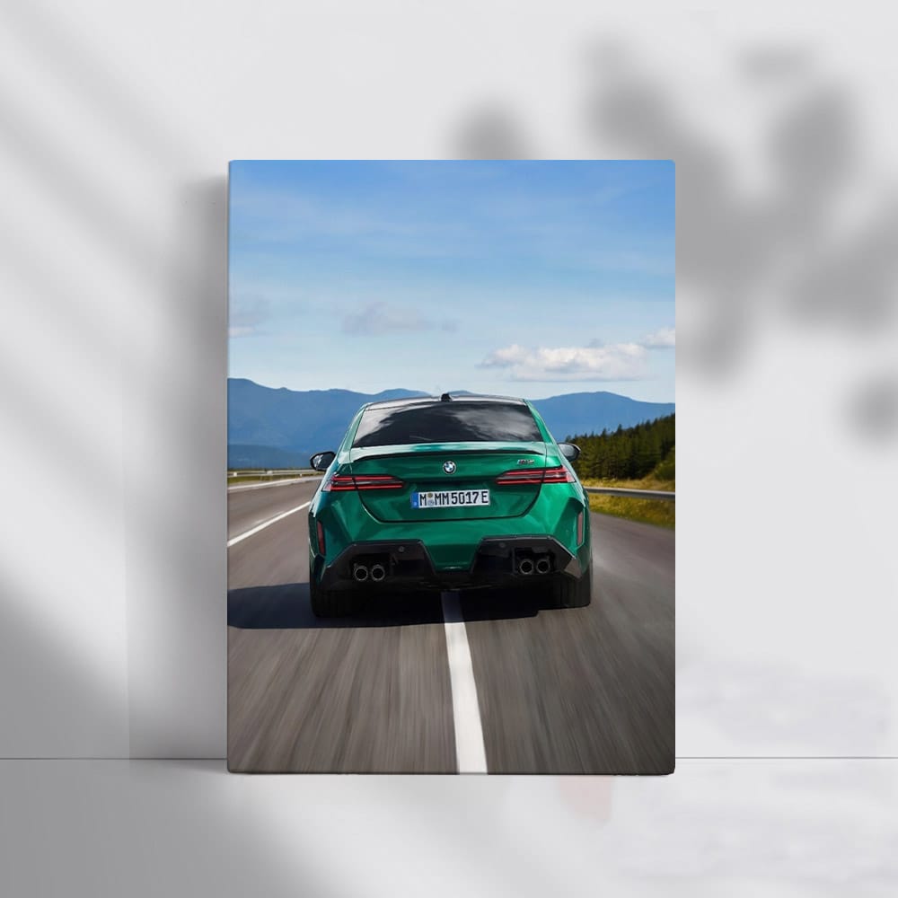 BMW M5 Sedan Rear Side View - Power and Elegance