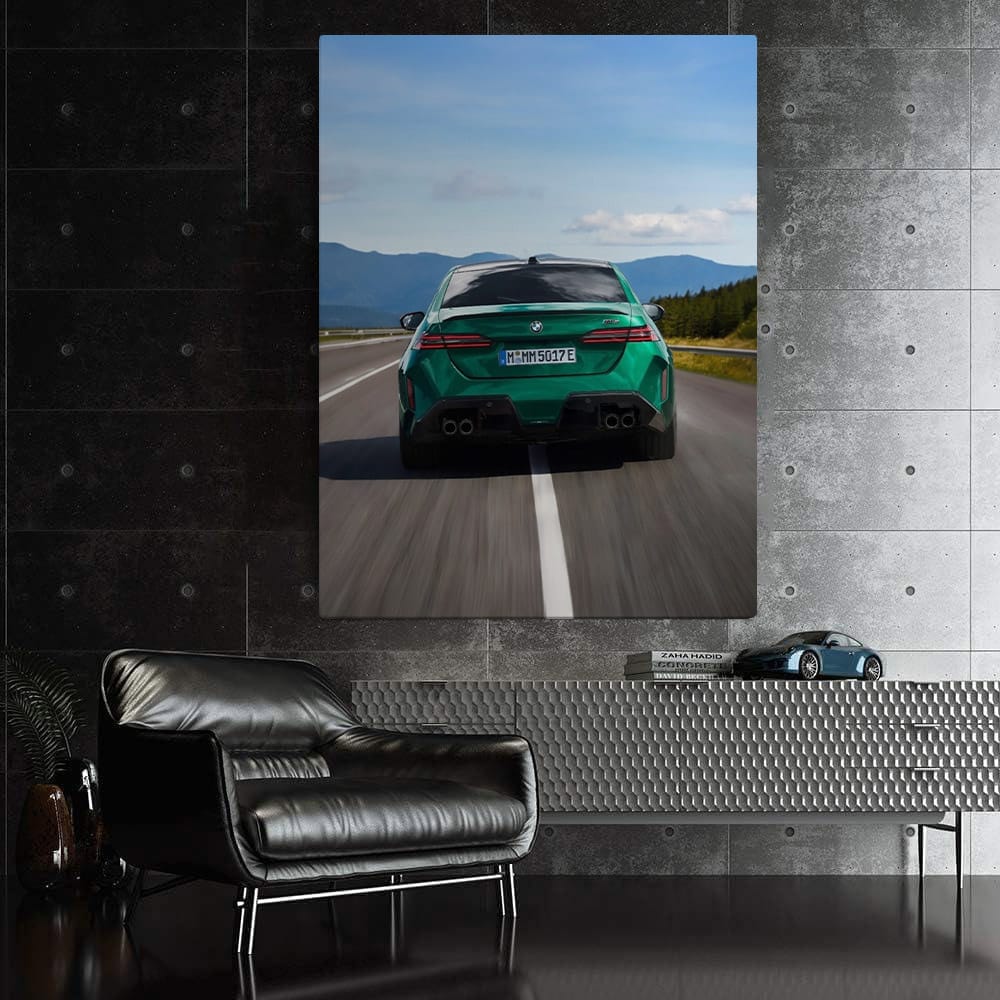 BMW M5 Sedan Rear Side View - Power and Elegance