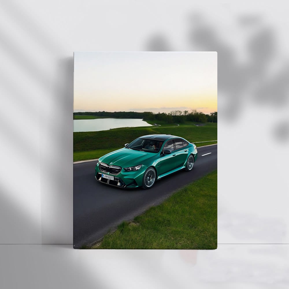 Green BMW M5 Sedan - Dynamic Luxury in Motion