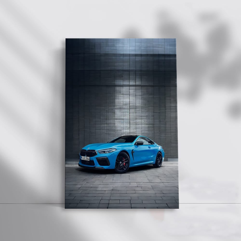 BMW M8 in Laguna Color - Sleek, Powerful, and Dynamic
