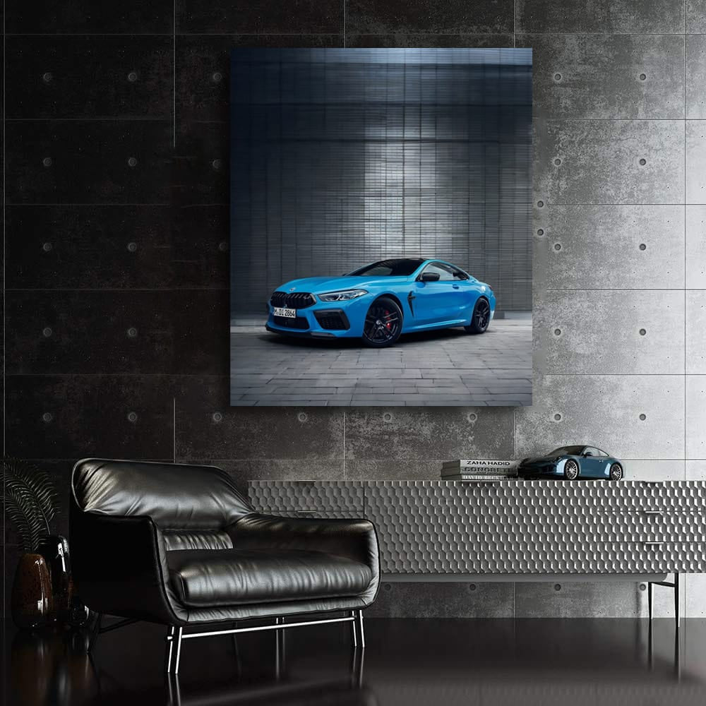 BMW M8 in Laguna Color - Sleek, Powerful, and Dynamic