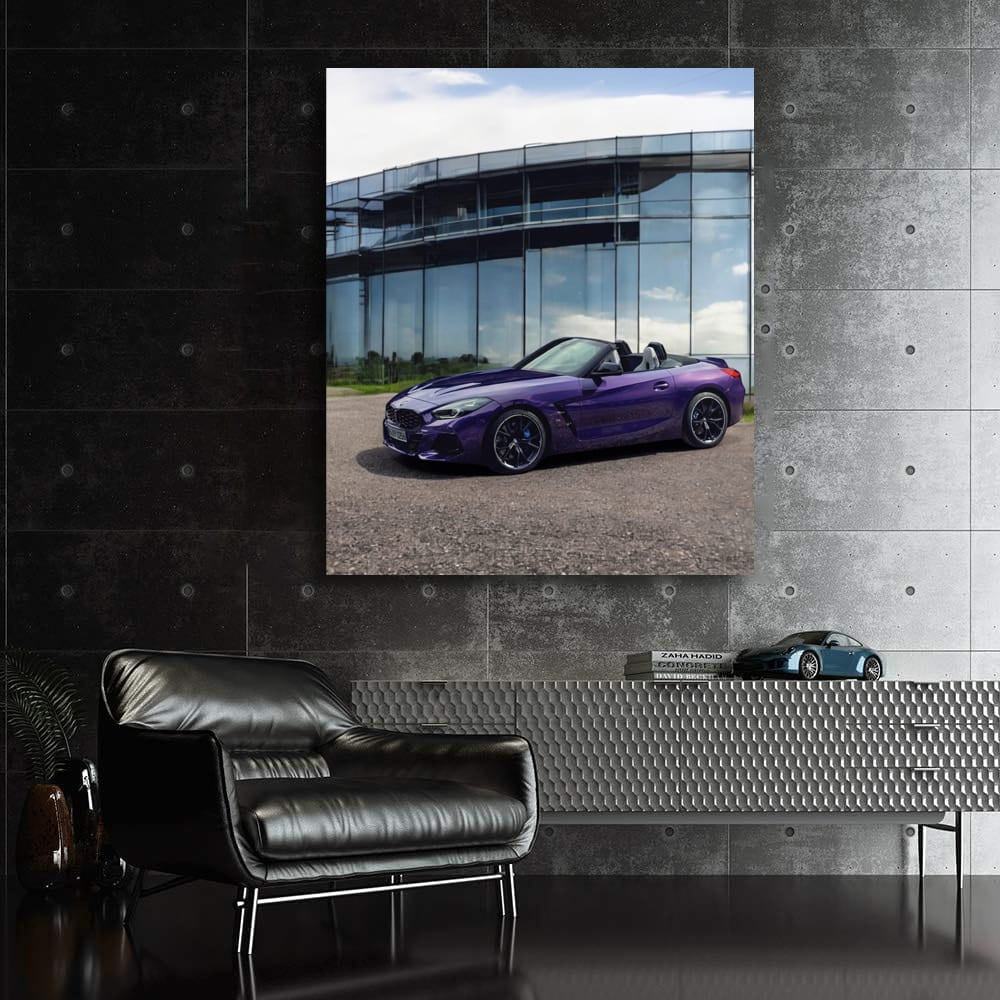 BMW Z4 in Purple: Sleek and Sporty Elegance