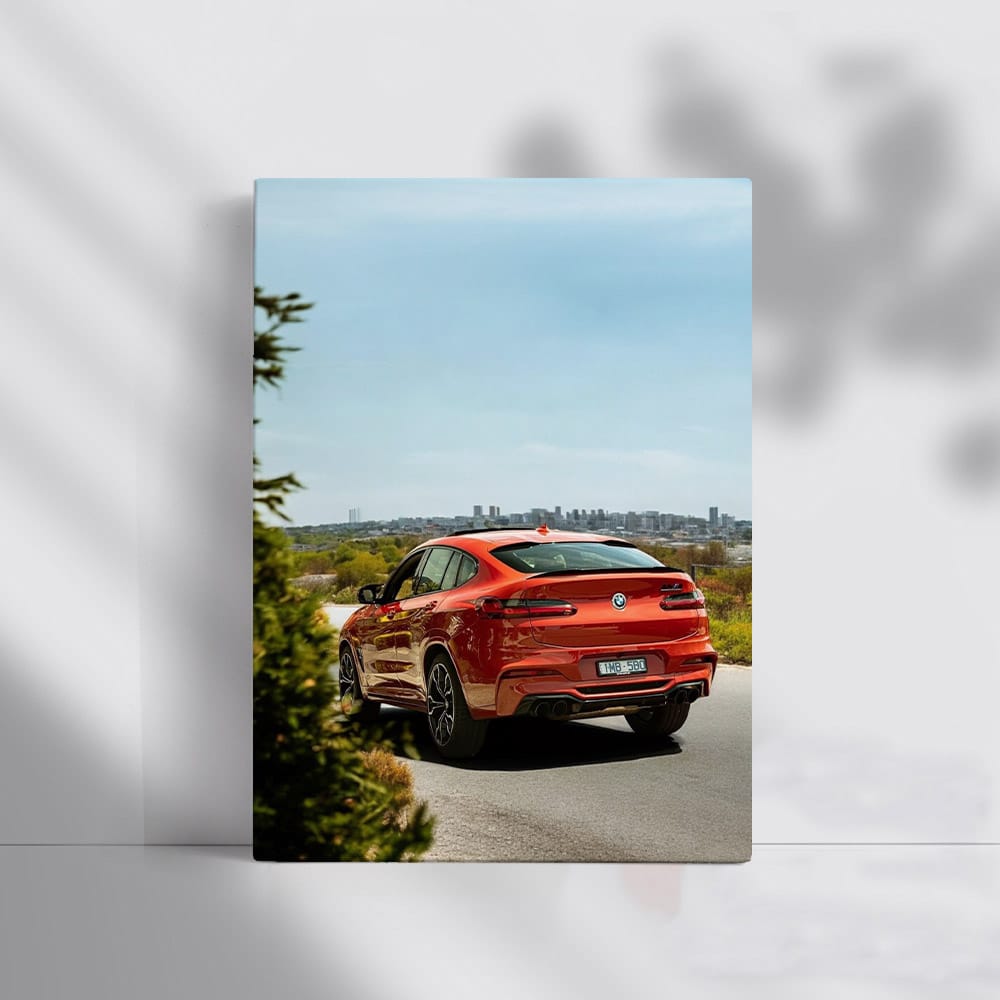BMW X4 M Competition in Orange - Bold and Dynamic Ride