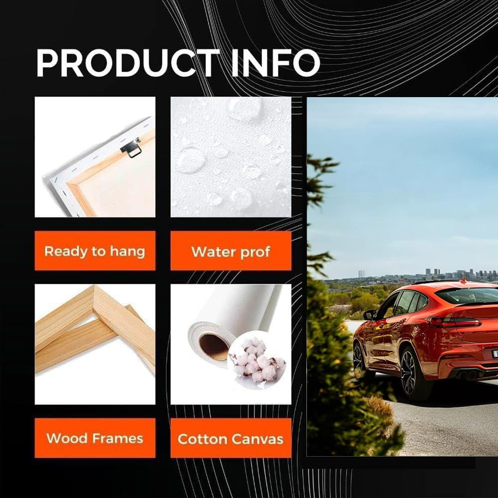 BMW X4 M Competition in Orange - Bold and Dynamic Ride