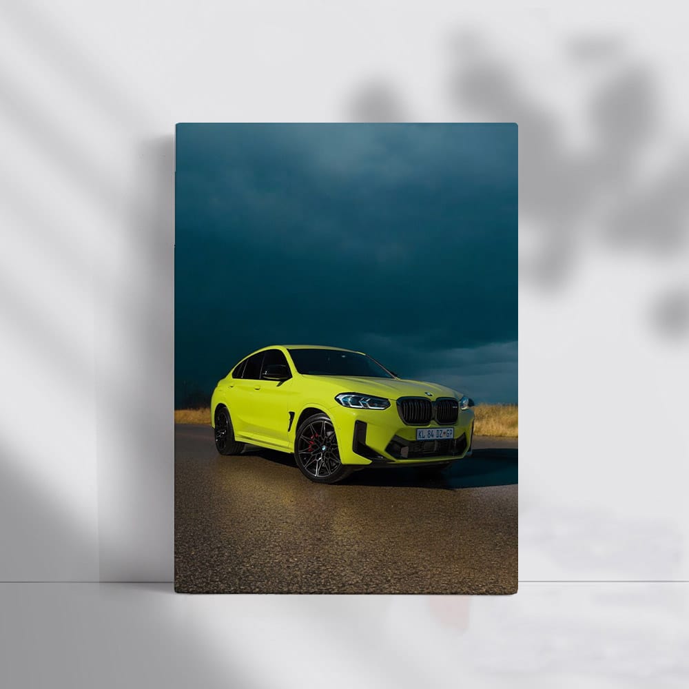 Bold Yellow BMW X4 M - Dynamic Elegance on Wheels