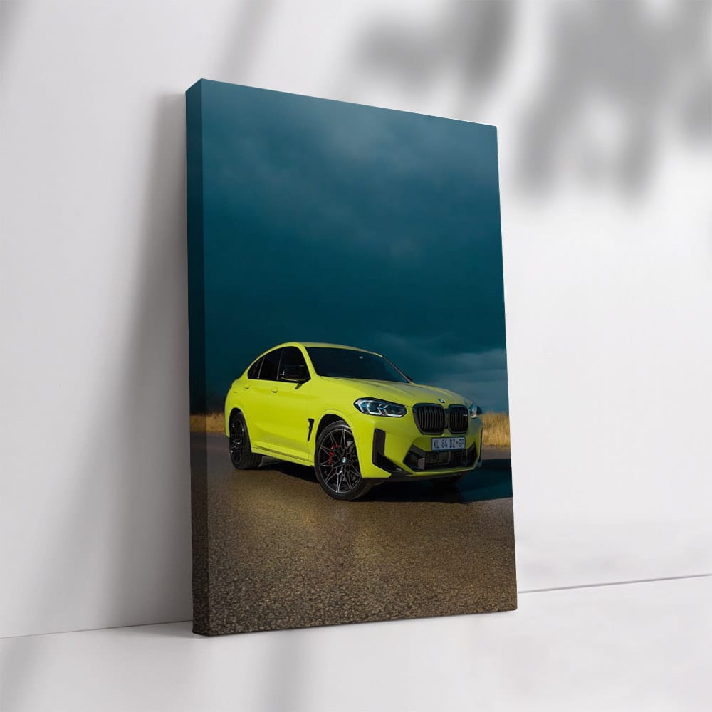 Bold Yellow BMW X4 M - Dynamic Elegance on Wheels