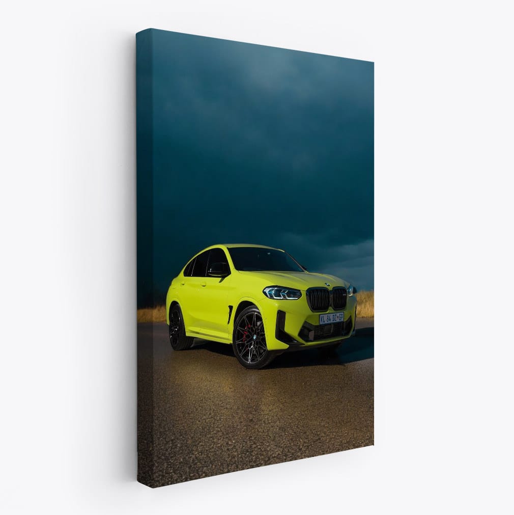 Bold Yellow BMW X4 M - Dynamic Elegance on Wheels