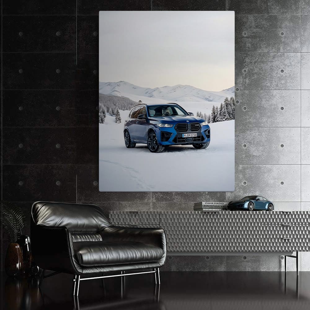 Blue BMW X5 M Competition - Power and Performance Unleashed