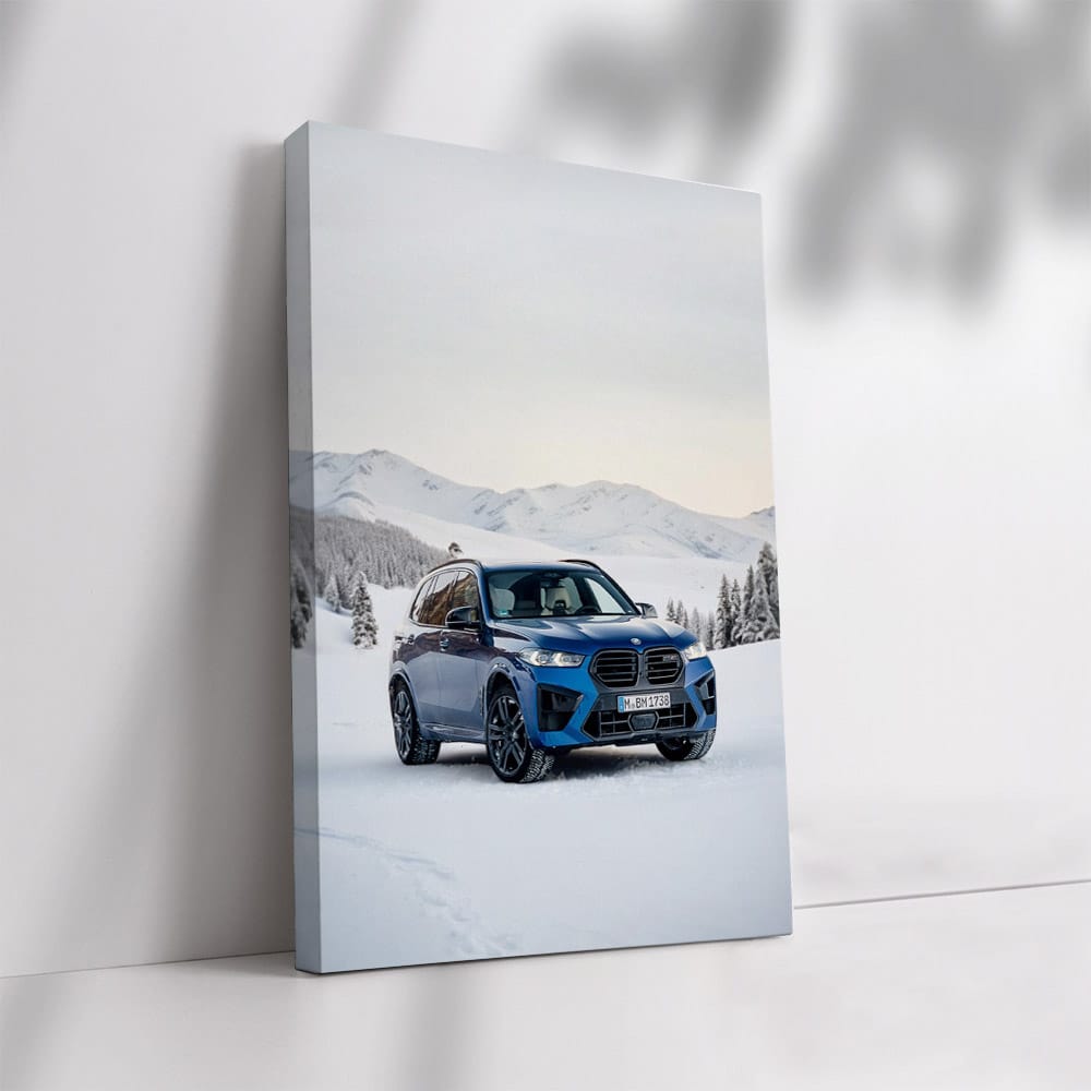 Blue BMW X5 M Competition - Power and Performance Unleashed