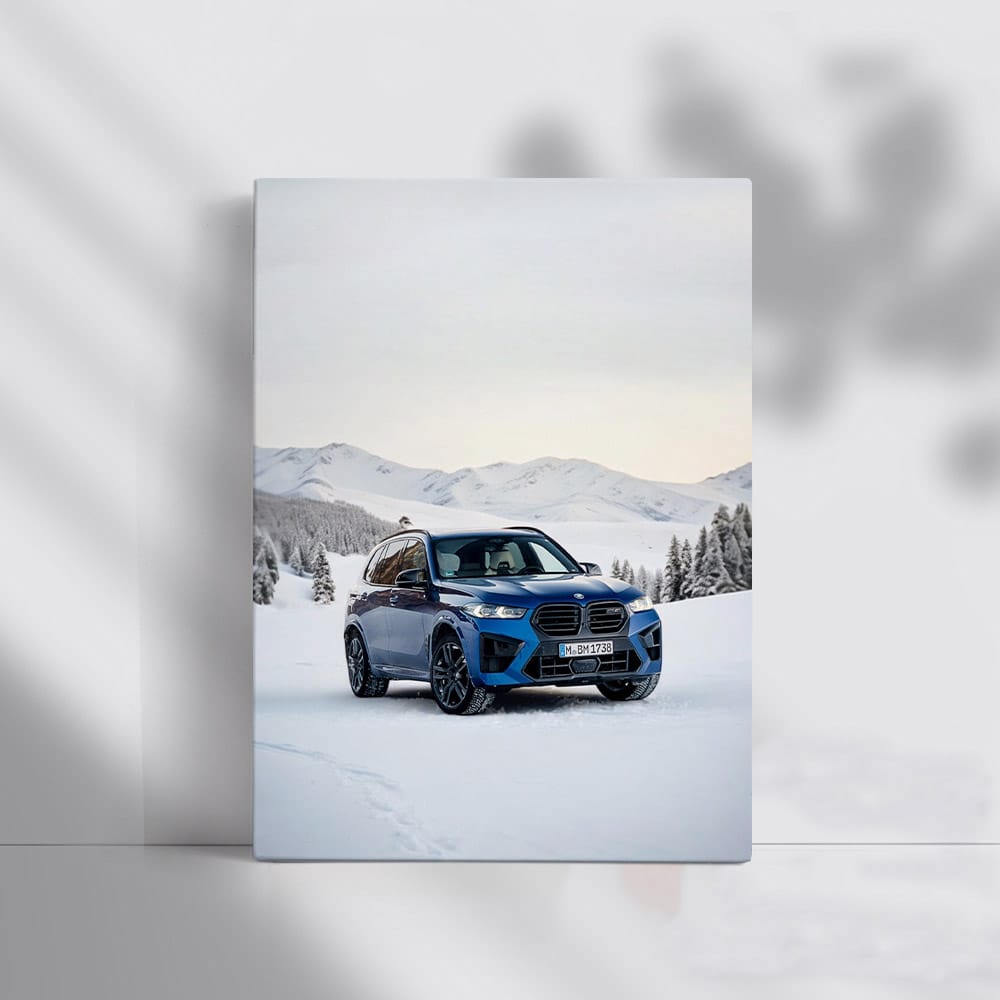 Blue BMW X5 M Competition - Power and Performance Unleashed