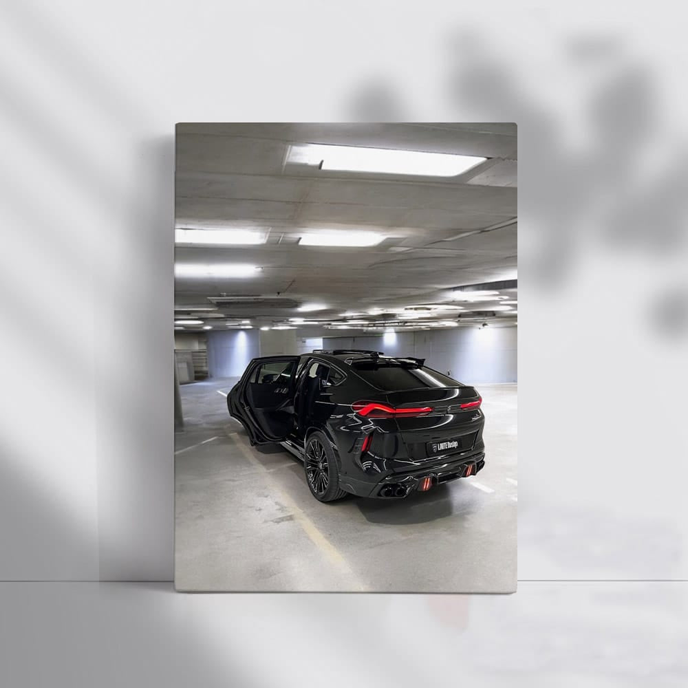 BMW X6 M Competition - Sleek White & Black Beast on Wheels