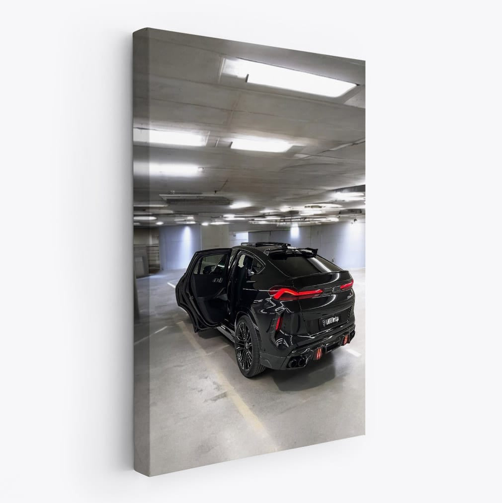 BMW X6 M Competition - Sleek White & Black Beast on Wheels