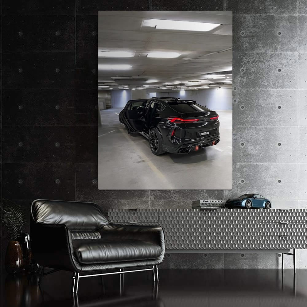 BMW X6 M Competition - Sleek White & Black Beast on Wheels
