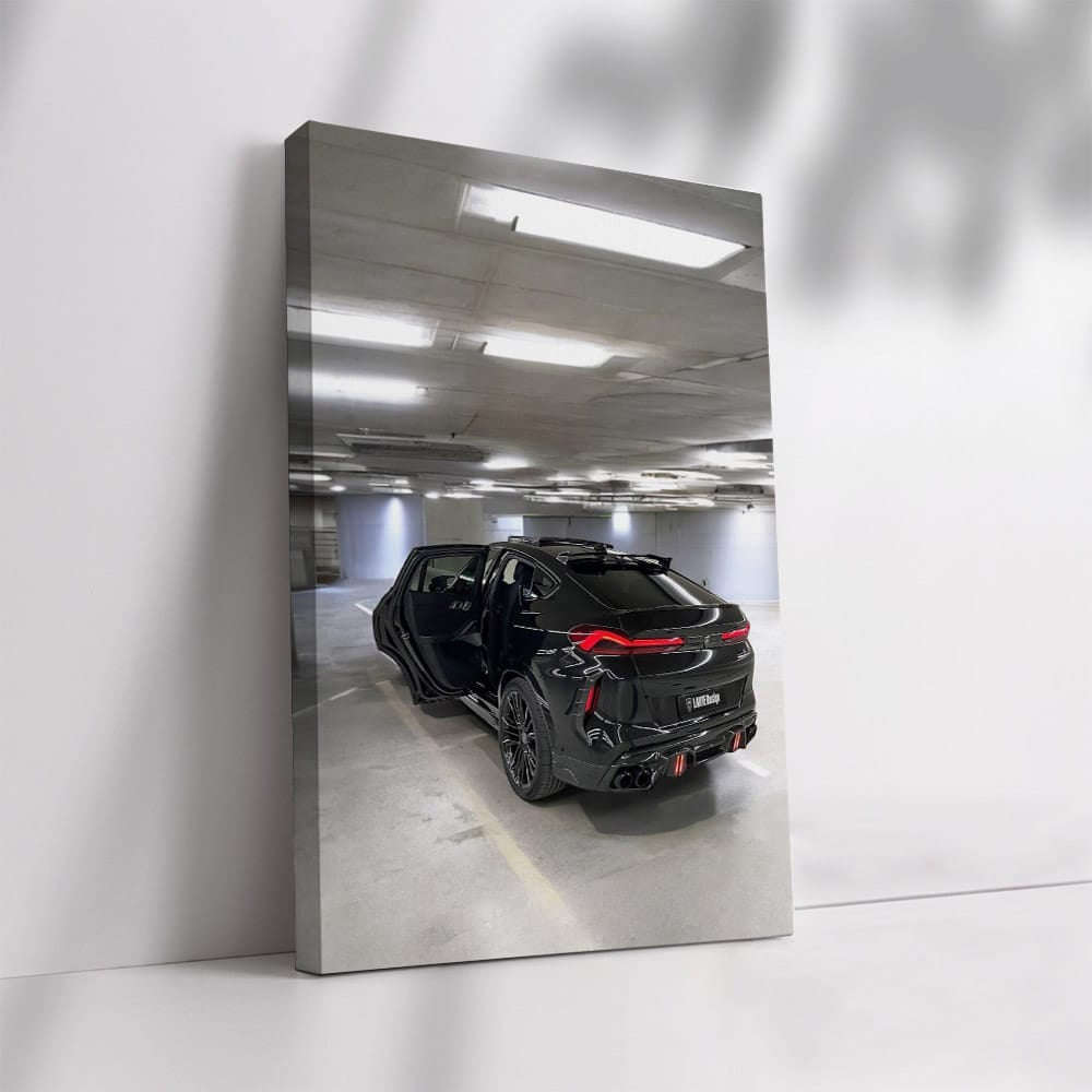 BMW X6 M Competition - Sleek White & Black Beast on Wheels