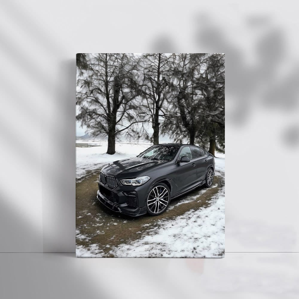 BMW X6 M Competition - White & Black Elegance, Power Unleashed