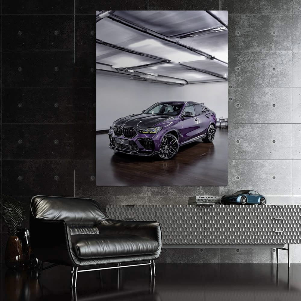BMW X6 M Competition in Purple - Power Meets Elegance