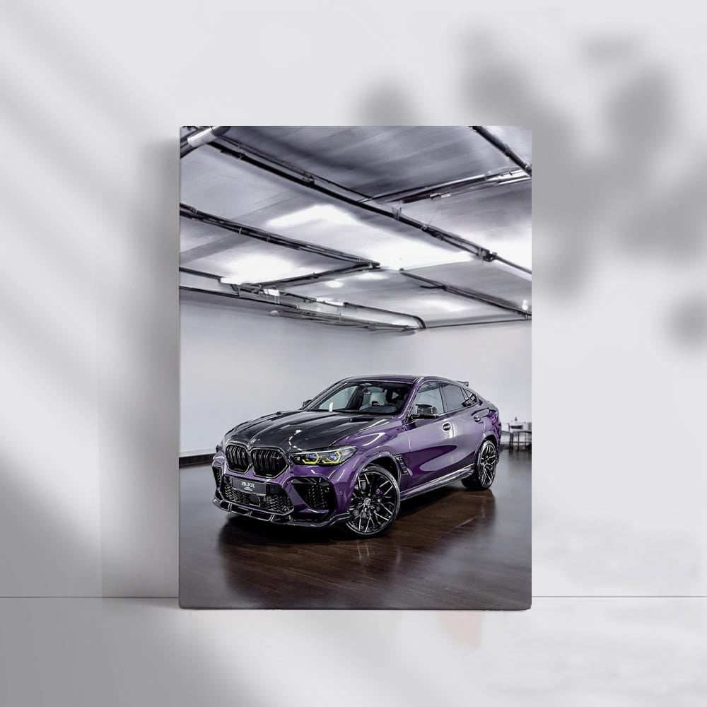 BMW X6 M Competition in Purple - Power Meets Elegance